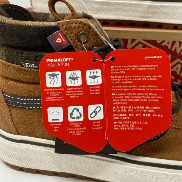 VANS Sk8-Hi Mte 2.0 Dx Glazed Ginger Brown Boots Winter Men's Size VN0A4P3IRIZ - Picture 3 of 10